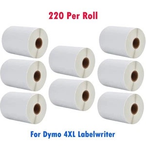 8 Rolls Thermal Shipping Labels 4x6 Compatible 1744907 Dymo 4XL LabelWriter - Picture 1 of 5