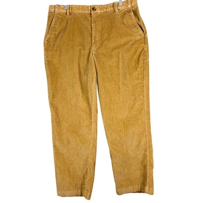 LL Bean Corduroy Pants Mens 38x29 Brown Comfort Waist Stretch Casual Chino - Image 1 of 4