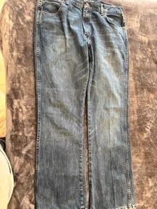 Wrangler Retro Jeans Herren 38x32 Slim Boot Cut Denim Western Cowboy - Bild 1 von 8