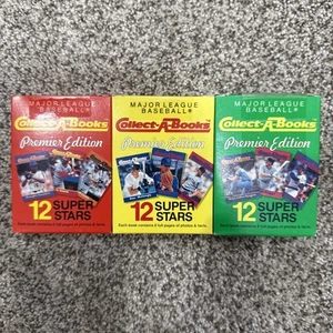 1990 COLLECT A BOOKS BASEBALL KARTENSETS - BOX 1 - 2 - 3 - Bild 1 von 2