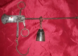 Ancienne Balance Romaine 30 kg-poids marqué 750-barre graduée au kg et dizaine - Imagen 1 de 6