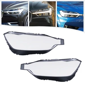 Headlight Lens Cover Right & Left Side Headlamp Cover For 2017-2021 Volvo XC60 - Foto 1 di 16