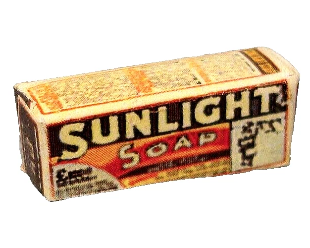 DOLLS HOUSE 1/12th SUNLIGHT SOAP RETRO PACKET - Image 1 of 1
