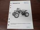 Honda Factory Dealer Set-Up Instructions 18 Pag. 2000 Trx300ex Mpd 8423