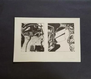 Eduardo Paolozzi Wahrnehmung durch Eindruck montiert Offset-Lithographie 1973 - Bild 1 von 5