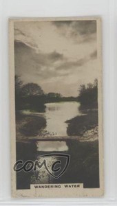 1926 Cavanders Camera Studies Tobacco Small Wandering Water #37 0w6