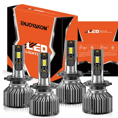 For Land Rover Range Rover Sport 2006-2009 H7 H7 LED Headlights Kit High Lo Beam - Imagem 1 de 4