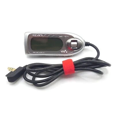 Sony RM-MC40ELK MiniDisc Inline Remote Silver - Tested Working - image 1 of 4