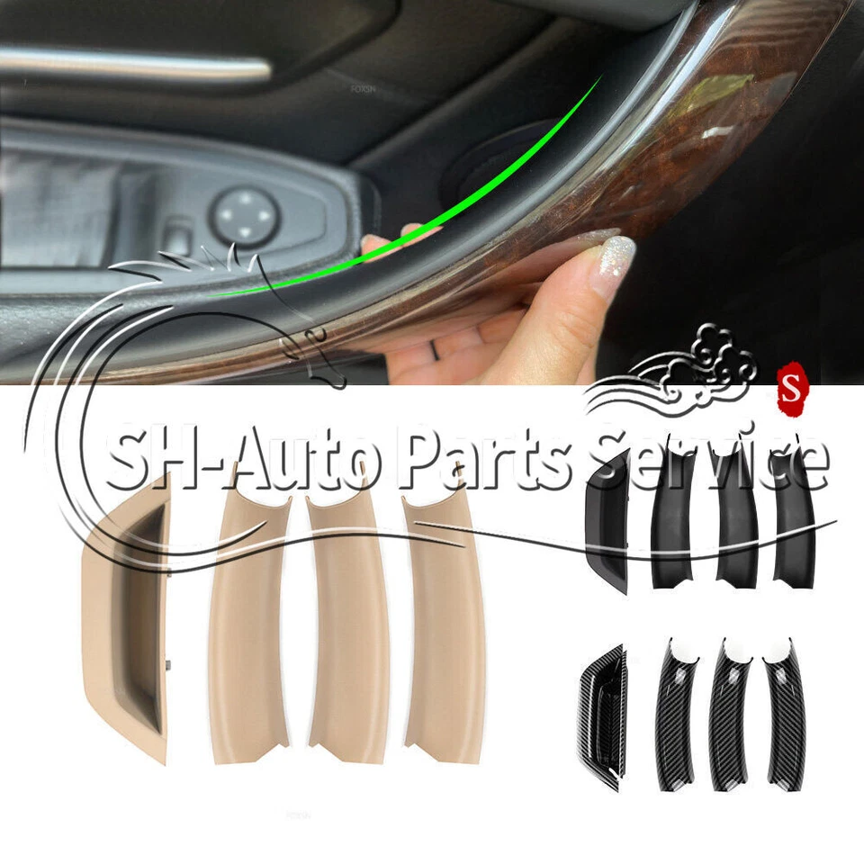 Cubierta interior de la manija del tirador de la puerta para BMW X3 X4 F25 F26 2010 2011 2012~ 2017 Foto 1 de 4