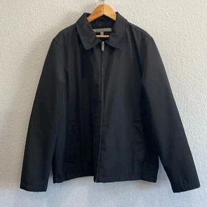 Kenneth Cole Reaction Black Full Zip Fleece Lined Jacket Size XL - Picture 1 of 9