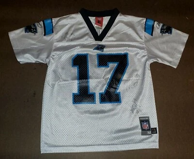 Camiseta deportiva Jake Delhomme #17 Carolina Panthers niños mediana (10-12) NFL Reebok  Foto 1 de 4