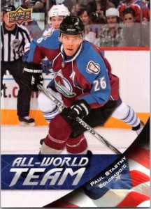 2011 Upper Deck #AW25 Paul Stastny - All-World Team - UD