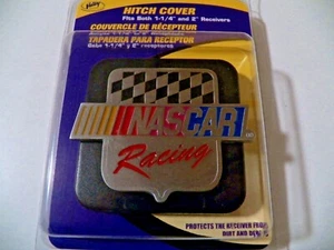 Official NASCAR Racing Hitch Cover Fits Both 1 1/4" & 2" Receiver - Picture 1 of 5
