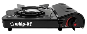 Nueva estufa de camping portátil de gas butano individual WHIP IT con estuche rígido PUNTO CALIENTE - Imagen 1 de 2