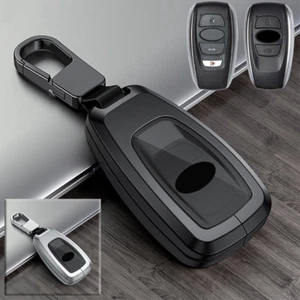 Aluminum Alloy TPU Car Key Fob Case Cover For Subaru WRX Legacy BRZ XV Crosstrek - Foto 1 di 9