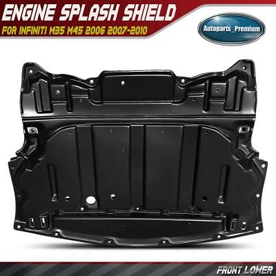 Protector contra salpicaduras inferior delantero del motor debajo de la cubierta para INFINITI M35 M45 2006-2010 TRACCIÓN TRASERA Foto 1 de 4
