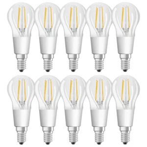 10 x Osram LED Filament Tropfen 5W = 40W E14 klar 470lm warmweiß 2700K DIMMBAR - Bild 1 von 4
