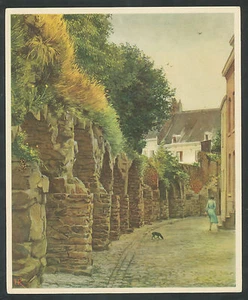 Verkade's Album "Onze Groote Rivieren" 8. Straatje Maastricht - Bild 1 von 2