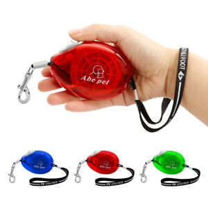 Small Pet Dog Cat Puppy Automatic Retractable Traction Rope Walking Lead Leash 