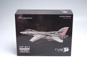 US Navy F-14A VF-211 Fighting Checkmates Calibre Wings 1:72 Diecast CA721417 - Picture 1 of 11