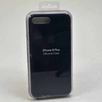 Genuine Apple iPhone 7 PLUS / 8 PLUS Silicone Case Black Official Original New - Image 1 of 4
