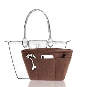 Purse Organizer Insert Tote Bag Organizer Insert Felt Bag Divider With 12 Poc... - Picture 1 of 5