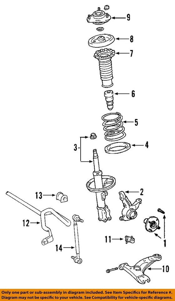 TOYOTA OEM 06-25 Corolla iM Barra Estabilizadora Componentes-Eslabón Estabilizador 488200R010 Foto 1 de 1