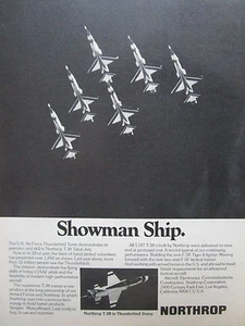 3-10/1975 PUB NORTHROP T-38 TALON US AIR FORCE THUNDERBIRDS ORIGINAL AD - Picture 1 of 1