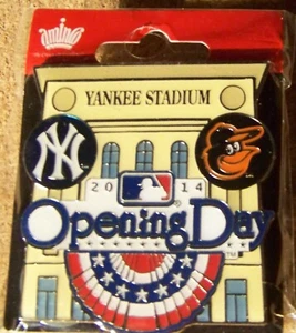 Yankees Orioles Yankee Stadium pin Opening Day NY New York Baltimore MLB c46344 - Picture 1 of 7