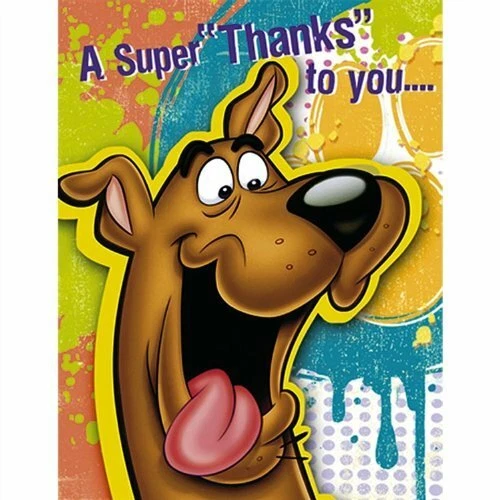 Благодарственные записки Scooby-Doo Party Supplies с конвертами -8 шт. - Изображение 1 из 1