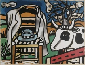 FERNAND LEGER Original-Farblithografie, monogrammiert, datiert - Bild 1 von 6