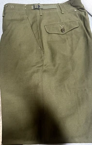 USGI M1051 OD GREEN WOOL TROUSERS NOS UNUSED SIZE SMALL REGULAR - Picture 1 of 6