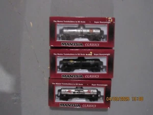 Mantua classics ho scale Tank cars (set 0f 3) new and different w/Kd cuplers - Picture 1 of 2