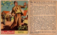 R39 National Chicle, Dare Devils, 1936, #18 End Of Pretty Boy Floyd