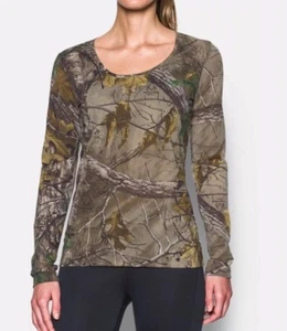 $45 Under Armour Threadborne Barren Women’s 2XL Hunting Camo Shirt 1298753 - Picture 1 of 4