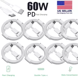 Wholesale Bulk Lot USB Type C PD Cable Fast Charger Charging Cord For Samsung - Picture 1 of 14