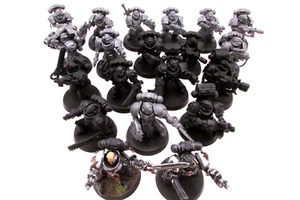 OOP Citadel / Warhammer 40k Space Marines Black Templars Tactical Squad 2009 - Picture 1 of 9