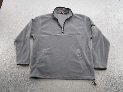 Chaqueta polar de colección Y2K años 90 PRO SPIRIT para hombre gris bolsillos 1/4 cremallera talla L patinador Foto 1 de 4