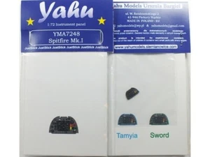 YAHU YMA7248 Spitfire Mk.I 1/72 Instrument panel - Picture 1 of 3