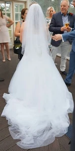 Mori Lee White Fairy Tale Wedding Dress UK Size 12 - Picture 1 of 2