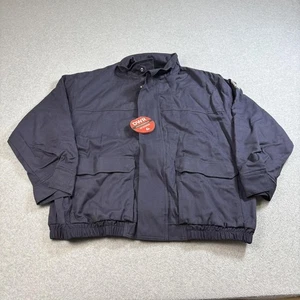 Bulwark FR Jacket Mens 2XL Navy DWR Flame Resistant Coat Workwear Outdoors READ - Picture 1 of 13
