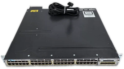 Cisco WS-C3750X-48PF-S 48-Port PoE Gigabit L3 Switch  - Image 1 of 4