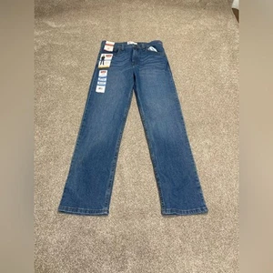 Classic Western Wrangler youth 16R flex straight blue jeans stretch denim nwt - Picture 1 of 14
