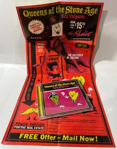 QUEENS OF THE STONE AGE Era Vulgaris CD 2007 with POSTER INSERT Homme Interscope - Imagen 1 de 4