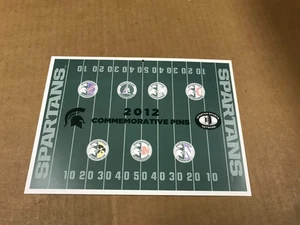 Michigan State Spartans 2012 Commemorative Pin Sheet - Picture 1 of 3