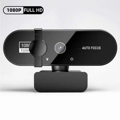 Full HD 1080P/2K/4K Webcam USB AutoFocus Webkamera mit Mikrofon für PC Laptop AH - Bild 1 von 4