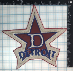 DETROIT STARS NEGRO LEAGUE BASEBALL 7" WHITE FELT TEAM LOGO PATCH - Picture 1 of 2