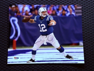 Andrew Luck Signed Autograph 8x10 Photo Colts PSA DNA - Image 1 of 3