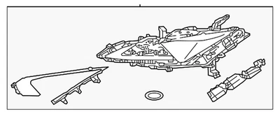 Genuine Lexus Composite Assembly 81185-11051 - Image 1 of 2