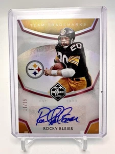 2019 Panini Limited Team Trademarks Rocky Bleier Auto 19/25 Steelers - Picture 1 of 6